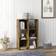 Homcom 3 Tier Rustic Brown Book Shelf 91.5cm