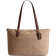 Coach Gallery Tote Bag In Signature Canvas - Gold/Tan/Brown