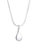 Efva Attling Happy Tear Pendant Necklace - Silver