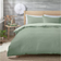 Habitat Cord Bedding Set - Double Duvet Cover Green (200x200cm)