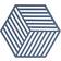 Zone Denmark Hexagon Onderzetter Denim