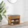 vidaXL 857630 Artisan Oak/Light Grey Skohylle 62x50cm