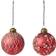 Speedtsberg Bauble With Leaves Red Julgranspynt 8cm