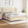 vidaXL Box Spring Con Colchón Tela 180x200 cm Cama Continental