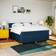 vidaXL Fabric Continental Bed 180x200cm