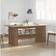 vidaXL Engineered Wood Artisan Oak Matbord 90x180cm