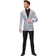 OppoSuits Silver Sequins Suitmeister Blazer Gray