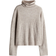 H&M Oversized Polo Neck Jumper - Light Beige Marl