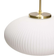 Hübsch Serene Brass/White Pendel ∅ 40cm