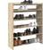 vidaXL Engineered Wood Sonoma Oak Skostativ 80x100cm