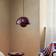 &Tradition Flowerpot VP7 Dark Plum Pendant Lamp ∅ 37cm