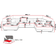 Mirjan24 Torezio Bis Gray Sofa 346cm 2-seter, 5-seter