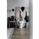 Stoff Nagel Black/Chrome Fyrfadsstage 6.9cm