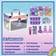 Townley Hello Kitty & Friends Train Case Makeup Set