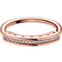 Pandora Signature ID Pavé Ring - Rose Gold/Transparent