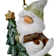 Mistletoe Cottage Gonk Sage Christmas Tree Ornament 7cm
