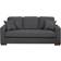 Latitude Run Edmundo Dark Gray Corduroy Sofa 75" 3 Seater