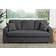 Latitude Run Edmundo Dark Gray Corduroy Sofa 75" 3 Seater