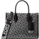Michael Kors Mirella Small Metallic Logo Jacquard Crossbody Bag - Black/Silver