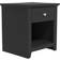 Wade Logan Tevrat Matt Black Bedside Table 16.8x19.3"