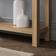 Dunelm Olney Oak Console Table 29.5x120cm