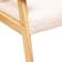 Atmosphera Fauteuil En Bois Basile Ecru Blanc L 43 x H 46 cm
