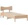 vidaXL Solid Wood Sengeramme 95.5x205.5cm