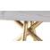 Home ESPRIT Ceramic Golden Dining Table 90x180cm