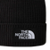 The North Face Tnf Box Logo Beanie Met Boord - TNF Black