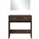 vidaXL 80x39x80cm Brown Oak Dressing Table 39x80cm 2pcs