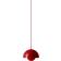&Tradition Flowerpot VP1 Vermilion Red Pendant Lamp ∅ 23cm