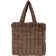 Conmé Faux Fur Net Bag - Brown
