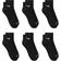 Nike Everyday Plus Cushioned Training Ankle Socks 6-pack - Black/White