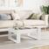 vidaXL Infinity White Sofabord 53x70cm