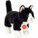 Hermann Teddy Cat Standing Black & White 918202