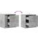 vidaXL Engineered Wood Concrete Gray Nachttisch 34x43cm
