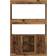 vidaXL Highboard Old Wood Bokhylla 140cm