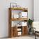 vidaXL Highboard Old Wood Bokhylla 140cm