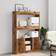 vidaXL Highboard Old Wood Book Shelf 140cm