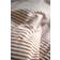 Fondaco Carl Striped Bedspread Påslakan Brun (210x150cm)