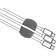DeLock Cable Holder Clip Set Cable holder clip kit grå, svart, vit