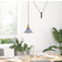 vidaXL 4103446 White/Gloss Grey Pendel 22cm