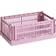 Hay Color Crate Dusty Rose Oppbevaringskurv