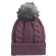 The North Face Women’s Oh Mega Fur Pom Beanie - Midnight Mauve