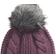 The North Face Women’s Oh Mega Fur Pom Beanie - Midnight Mauve