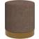 Homcom Modern Light Brown Foot Stool 45cm