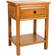 Alexandra House Living Nightstand Brown Bedside Table 36x45cm