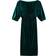 Never Fully Dressed Tilly Velvet Dress - Green