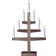Star Trading Stairs Brown Candle Bridge 34cm