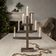 Star Trading Stairs Brown Candle Bridge 34cm